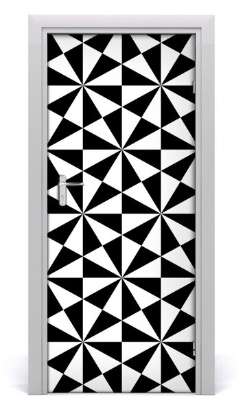 Autocolante pentru usi fundal geometrică