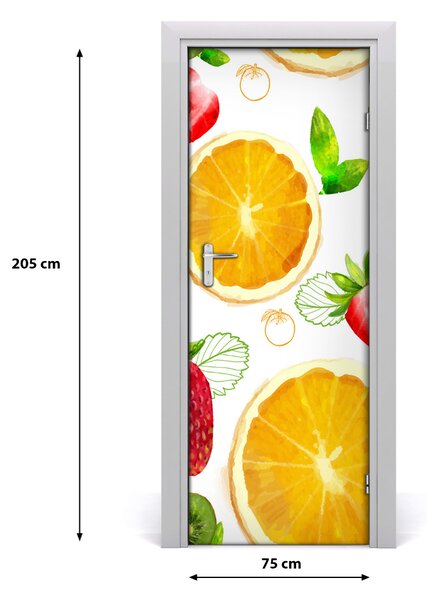 Autocolante pentru usi fruct