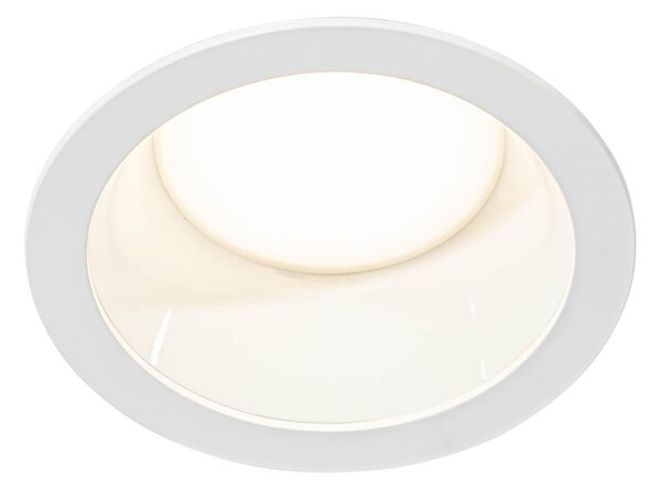 Spot încastrat alb, inclusiv LED 3000K-5000K cu comutator DIP - Elias