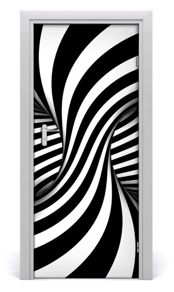 Autocolante pentru usi vârtej abstract