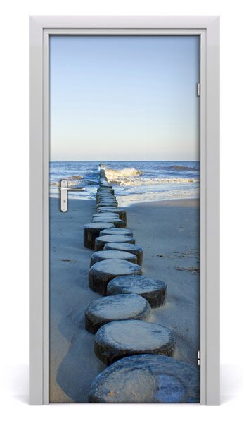 Autocolante pentru usi peisaje Breakwater