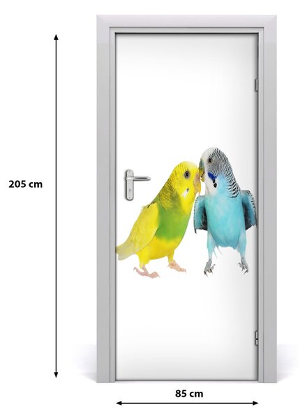 Autocolante pentru usi budgies