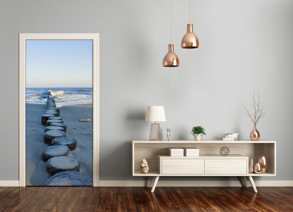 Autocolante pentru usi peisaje Breakwater