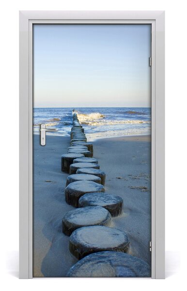 Autocolante pentru usi peisaje Breakwater