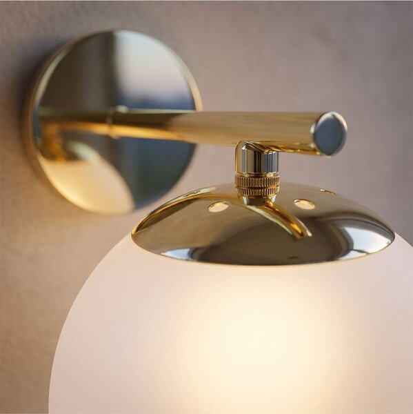 Lampă de perete sticlă Aurie APP684-1W