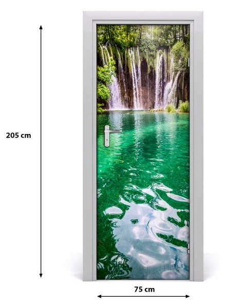 Autocolante pentru usi Lacurile Plitvice