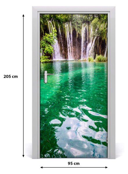 Autocolante pentru usi Lacurile Plitvice