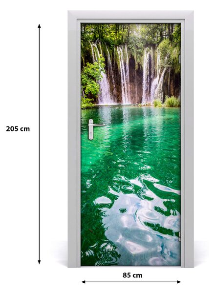 Autocolante pentru usi Lacurile Plitvice