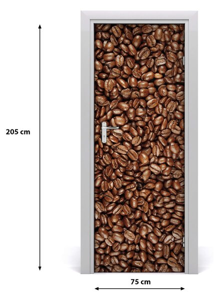 Autocolante pentru usi Boabe de cafea