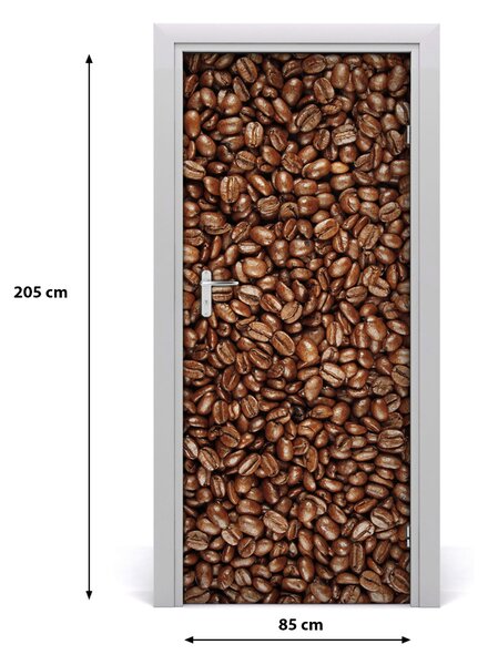 Autocolante pentru usi Boabe de cafea
