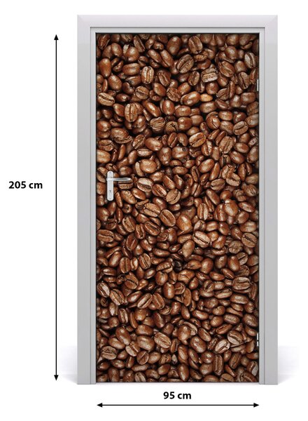 Autocolante pentru usi Boabe de cafea