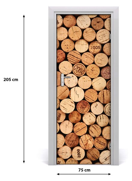 Autocolante pentru usi Dop de vin
