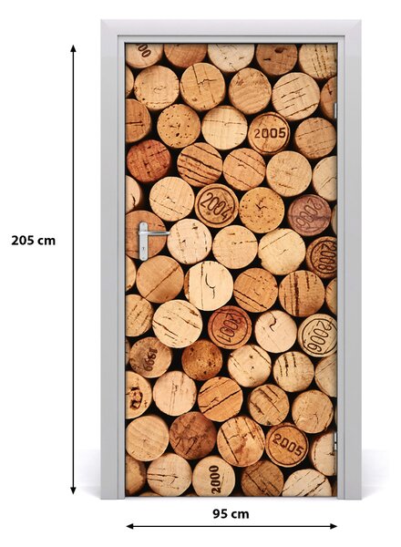 Autocolante pentru usi Dop de vin