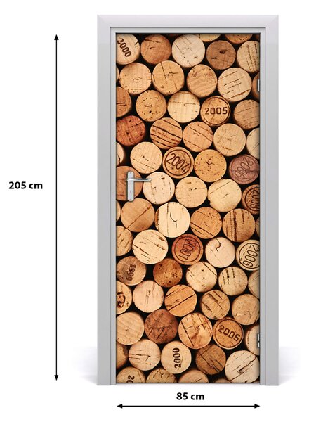Autocolante pentru usi Dop de vin