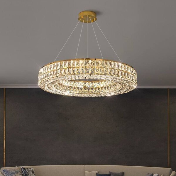 Lampă suspendată LED APP1568-CP Gold 60cm