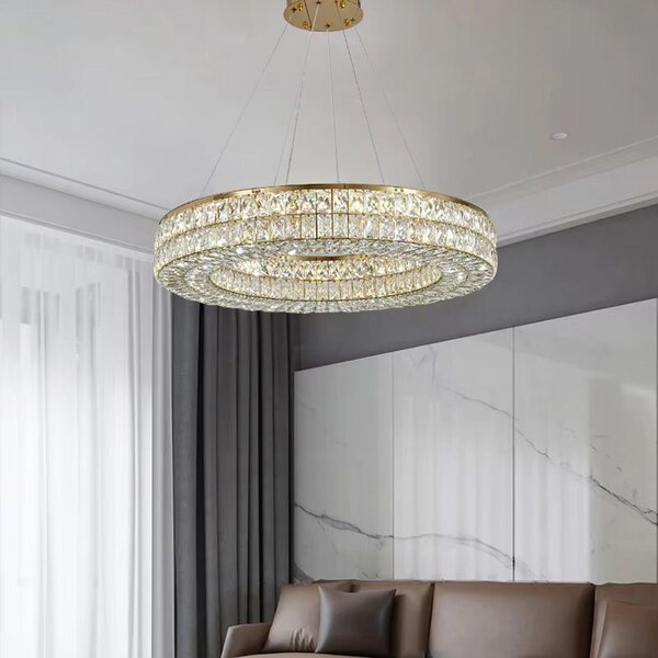 Lampă suspendată LED APP1568-CP Gold 60cm