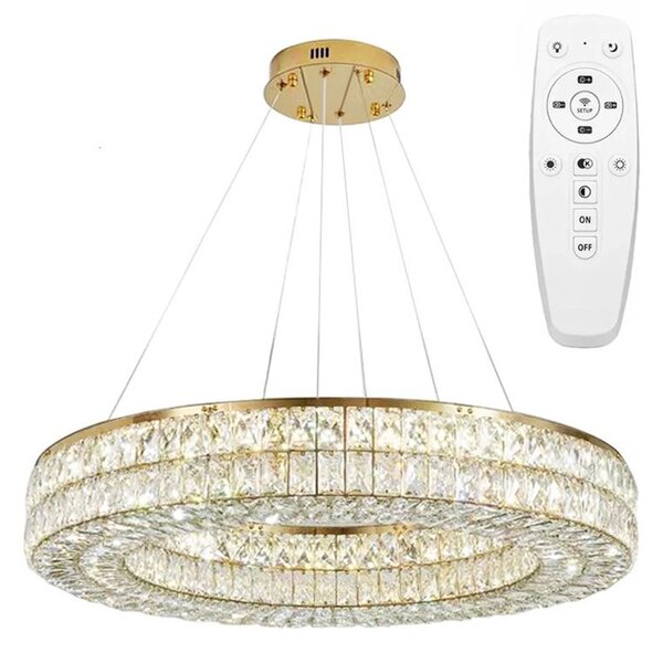 Lampă suspendată LED APP1568-CP Gold 60cm