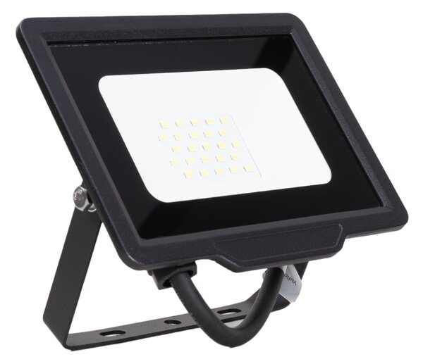 Proiector SMD slim LED 20W CW negru