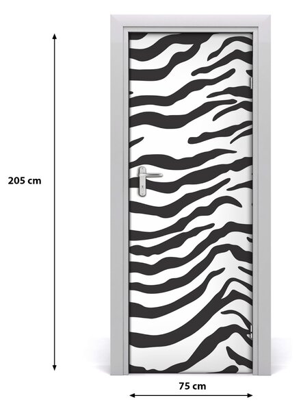 Autocolante pentru usi fundal acasă Zebra