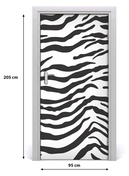 Autocolante pentru usi fundal acasă Zebra