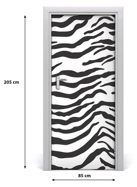 Autocolante pentru usi fundal acasă Zebra
