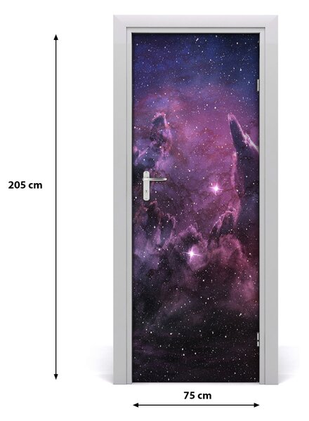 Autocolante pentru usi ușă autoadeziv Nebuloasa