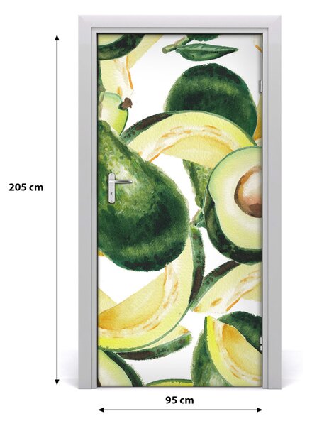 Autocolante pentru usi Avocado