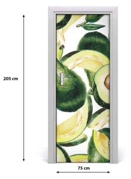 Autocolante pentru usi Avocado