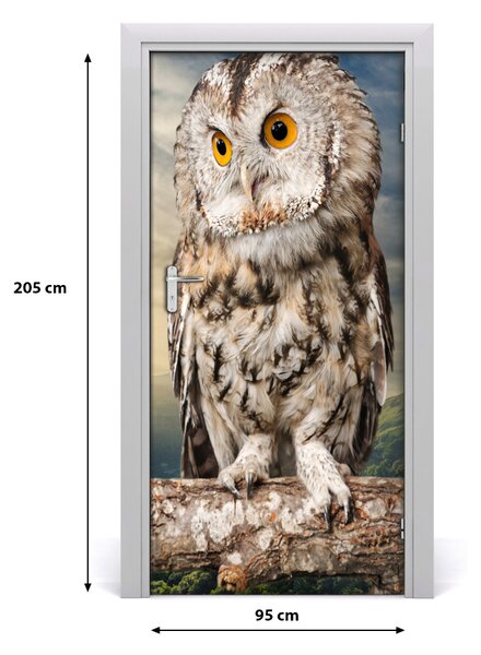 Autocolante pentru usi Owl pe deal