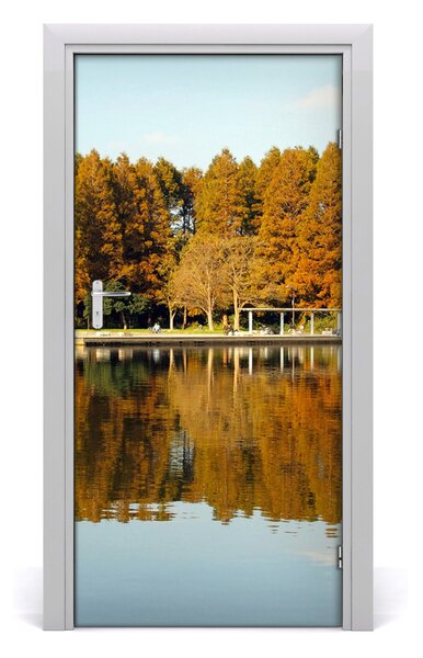 Autocolante pentru usi Park din toamna