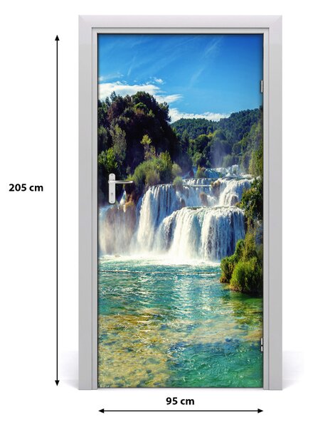 Autocolante pentru usi cascada Krka