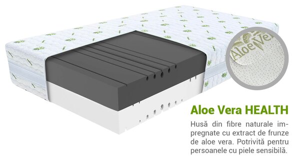 Saltea din spumă HR Kruela 100x200 Husă: AloeVera