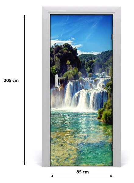 Autocolante pentru usi cascada Krka