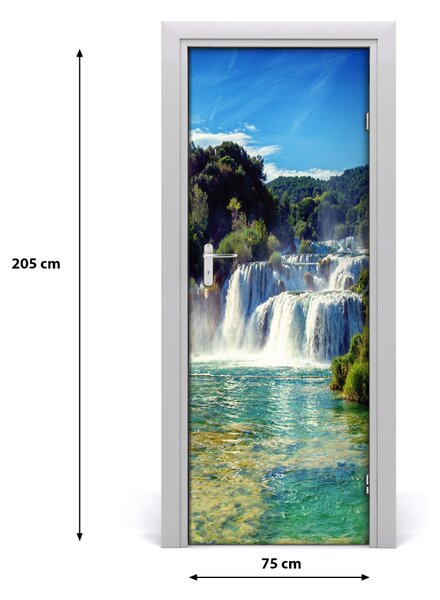 Autocolante pentru usi cascada Krka