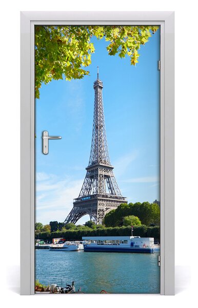 Autocolante pentru usi usa autoadeziv Turnul Eiffel