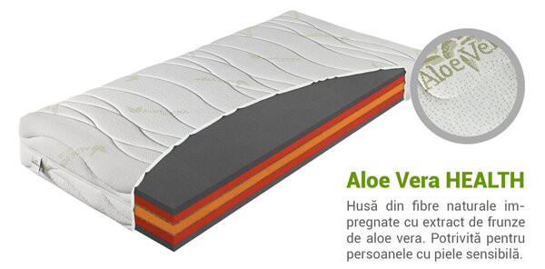 Saltea antibacteriană Bryce 80x200 Husă: Silver Care (husă suplimentară)