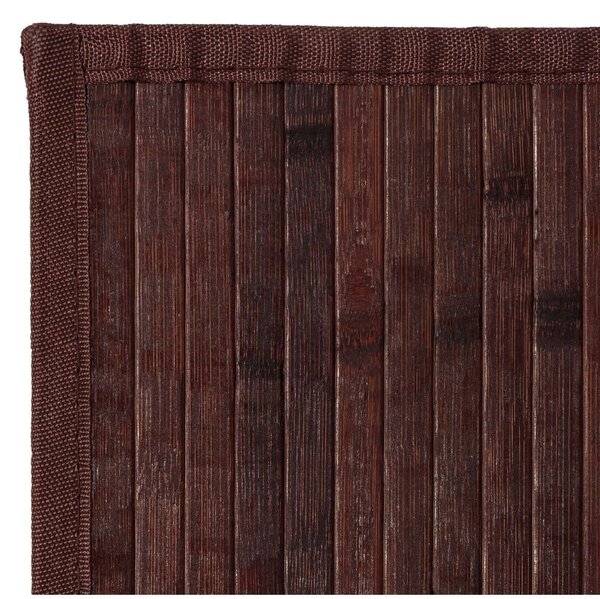 Covor maro închis din bambus 60x90 cm – Casa Selección