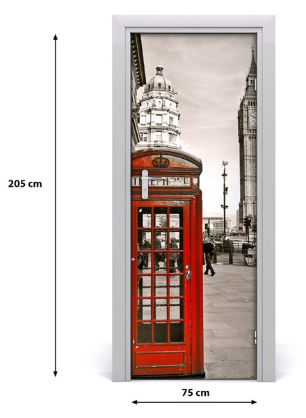 Autocolante pentru usi Auto-adezive uși Vintage Big Ben