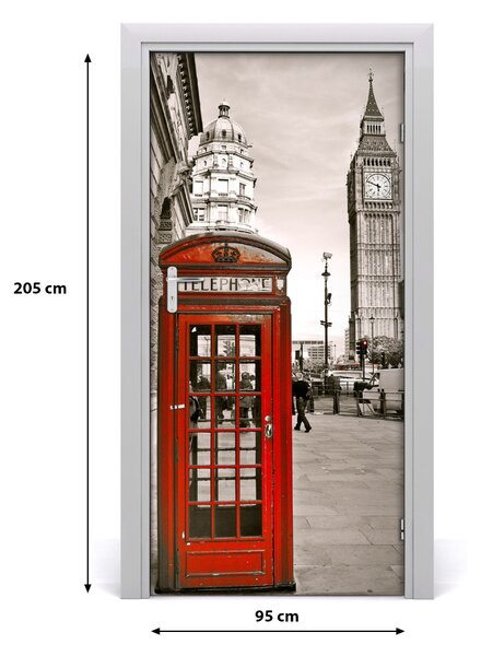 Autocolante pentru usi Auto-adezive uși Vintage Big Ben