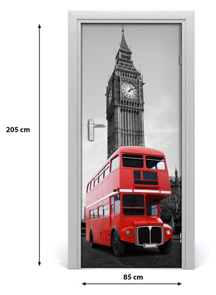Autocolante pentru usi autobuz autoadeziv UȘĂ Londra