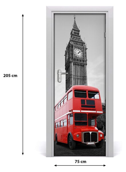 Autocolante pentru usi autobuz autoadeziv UȘĂ Londra