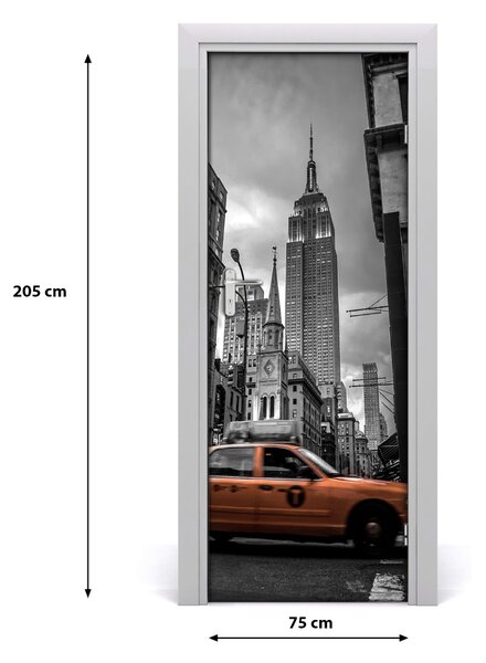 Autocolante pentru usi Auto-adezive pe ușile din New York City