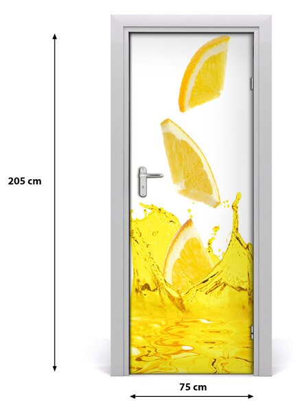 Autocolante pentru usi suc de lămâie