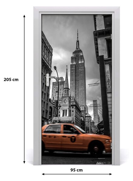 Autocolante pentru usi Auto-adezive pe ușile din New York City