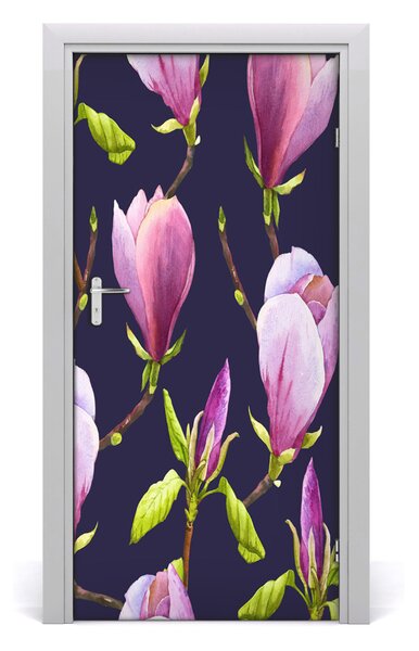 Autocolante pentru usi Furnir adeziv imagini de fundal ușă Magnolia