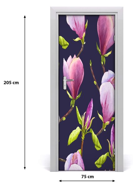 Autocolante pentru usi Furnir adeziv imagini de fundal ușă Magnolia