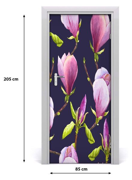 Autocolante pentru usi Furnir adeziv imagini de fundal ușă Magnolia