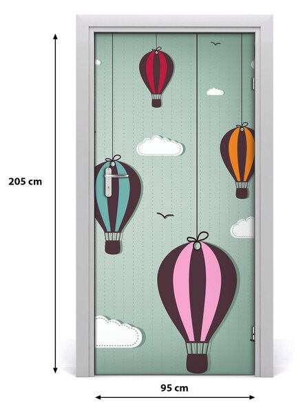 Autocolante pentru usi baloane care zboară