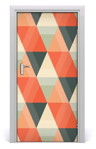 Autocolante pentru usi fundal geometrică