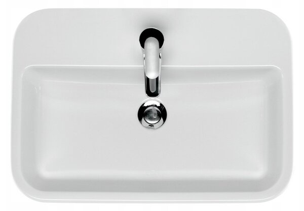 Cersanit Caspia Square Box, chiuveta blat 60 x 42 cm, alb, K11-0095